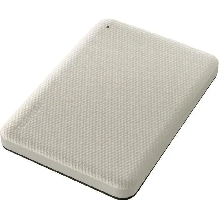 Toshiba Canvio Advance Disque dur externe portable 4 To USB 3.2 Gen 1 (2.5 pouces, blanc) - Stockage haute capacité, compact
