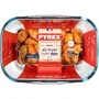 Pyrex Plat rectangulaire avec anse 1,5 L en verre