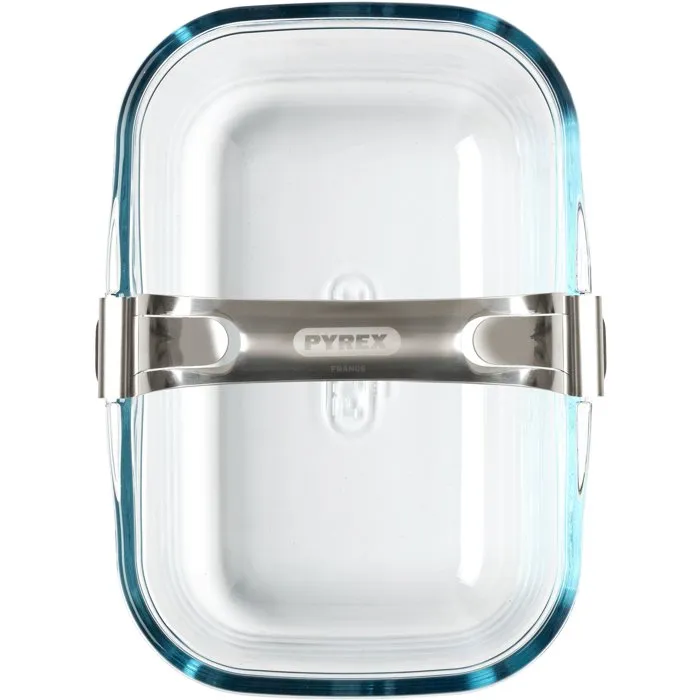 Pyrex Plat rectangulaire avec anse 1,5 L en verre