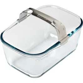 Pyrex Plat rectangulaire avec anse 1,5 L en verre