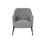 Fauteuil DKD Home Decor Gris Métal 65 x 73 x 79,5 cm