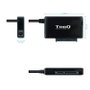 TooQ TQHDA-01A Adaptateur USB 3.0 pour disques durs SATA 2.5 et 3.5 pouces