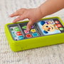 Fisher-Price Smartphone Jouet Éducatif et Musical Desliza y Aprende avec 4 Langues (Espagnol, Italien, Portugais, Anglais) pour Enfants 9 Mois et Plus HN45
