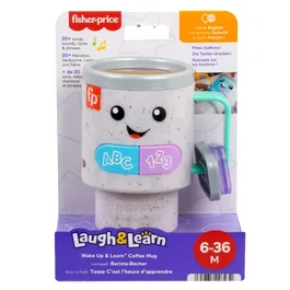 Fisher-Price - Tasse d'apprentissage interactive Lumières et Sons HXF49 - Jouet d'éveil avec 20+ chansons, 3 langues, pour bébés 6 à 36 mois