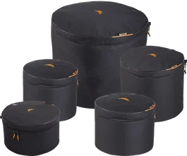 Tobago Kit de housses de batterie Fusion 10'' 12'' 14'' 20'' et caisse claire 14''x5,5''