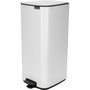 Brabantia Bo Poubelle à pédale 30 L blanc