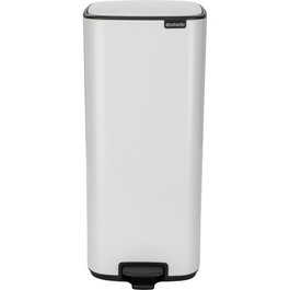 Brabantia Bo Poubelle à pédale 30 L blanc