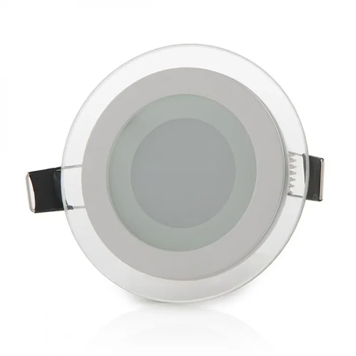 Downlight LED 6W 600Lm 2700K Circulaire Cristal Ø95Mm 40.000H [GR-MB01-6W-WW]