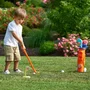 Ecoiffier 779 - Sac de golf avec roulettes pour enfant 36 mois - 2 clubs, 2 balles et trou - Jeu d'apprentissage et de motricité - Origine France Garantie