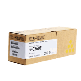 Ricoh Toner 408191 Yellow Type C360 - Cartouche de Toner Jaune pour Imprimante Ricoh