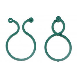 Biotop Clips en PVC pour l'étayage de petits arbres, 20 unités