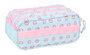 Safta Portatodo Triple Big Pembe The Pink Cat - Coffret de rangement triple rose pour enfant 21.5 x 10 x 8 cm