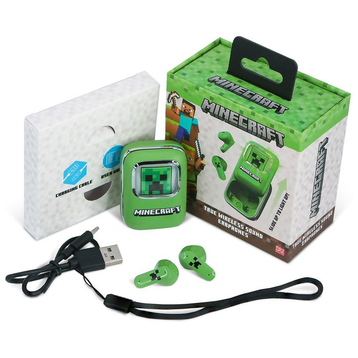OTL TECHNOLOGIES Auriculares inalambricos Minecraft
