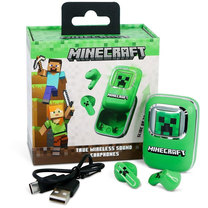 OTL TECHNOLOGIES Auriculares inalambricos Minecraft