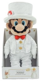 Sanei Super Mario peluche Mario Wedding 39 cm