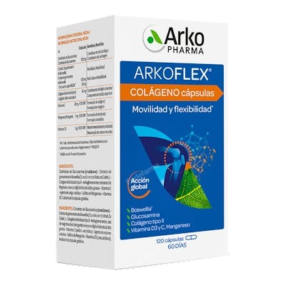 Arkopharma Arkoflex 100% Articulaciones 120 Capsules - Complément Alimentaire pour les Articulations Arkopharma Arkoflex 100% Articulaciones 120 Capsules - Complément Alimentaire pour les Articulations