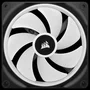 Corsair Kit Ventilateurs CO-9051004-WW QX140 RGB iCUE LINK 140 mm PWM Noir/Blanc - Refroidissement PC