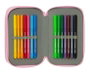 Safta Plumier Triple 37 Pièces pour Crayons - Dimensions : 12,5 x 19,5 x 5,5 cm