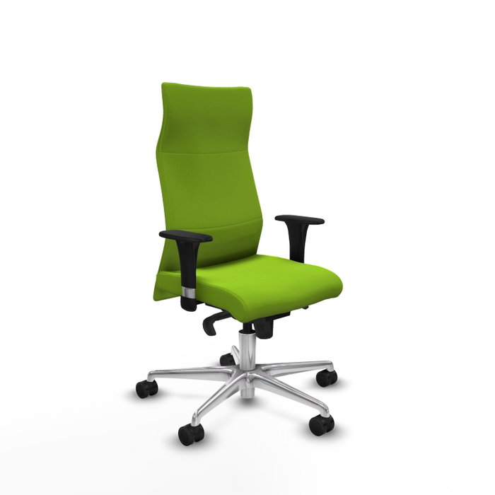 Piqueras Y Crespo Fauteuil Albacete, Similicuir Pistache, Mécanisme Synchrone, Base Aluminium Piqueras Y Crespo Fauteuil Albacete, Similicuir Pistache, Mécanisme Synchrone, Base Aluminium