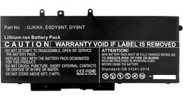CoreParts Batterie Li-Pol 44,08Wh 7.6V 5800mAh pour Dell Latitude et Precision