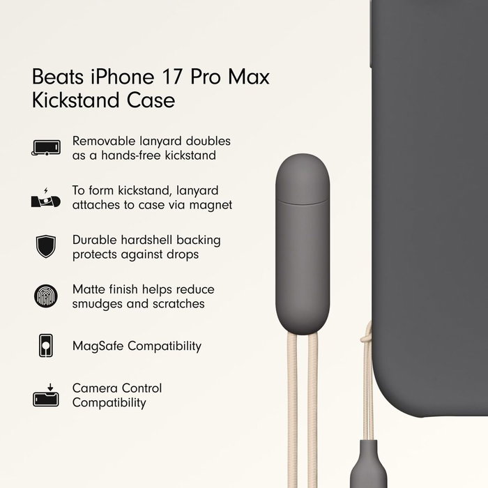 Protection pour téléphone portable Beats iPhone 17 Pro Max Apple