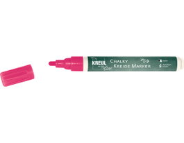Kreul Chalky Chalk Marqueur à craie rose néon pointe biseautée 2-3mm