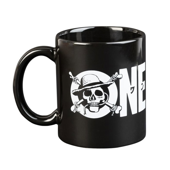 Tasse en Céramique ERIK 350ml Logo One Piece - Compatible Lave-vaisselle et Micro-ondes