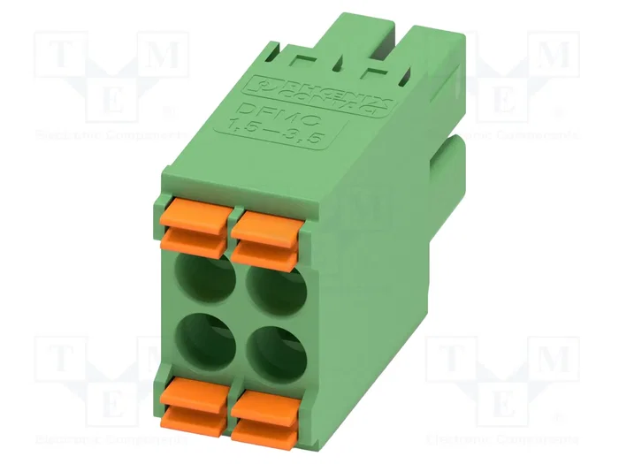 PHOENIX CONTACT DFMC1.5/2-ST-3.5 Connecteur à 2 broches PHOENIX CONTACT DFMC1.5/2-ST-3.5 Connecteur à 2 broches