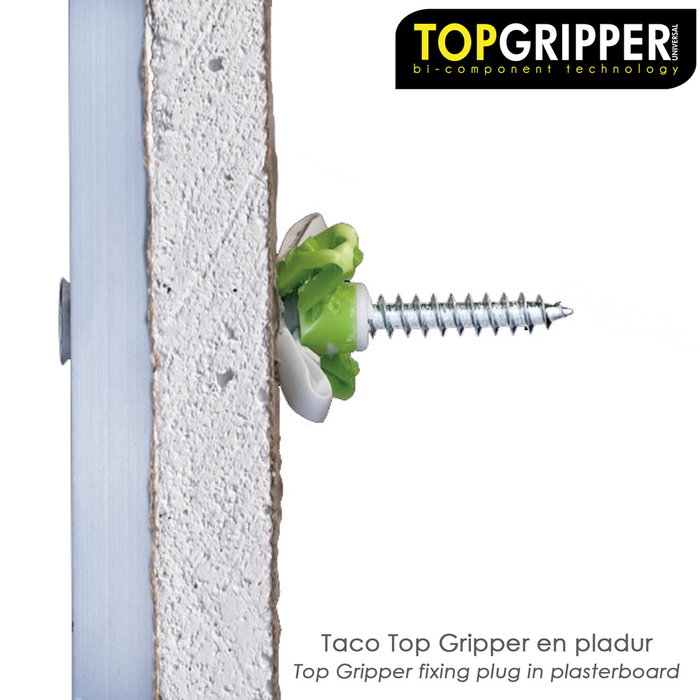 WOLFPACK LINEA PROFESIONAL Chevilles Topgripper Bimaterial Ø 5 mm (Boîte de 200 unités)