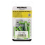 WOLFPACK LINEA PROFESIONAL Blister de chevilles Topgripper bimatériau Ø 8 mm avec vis (20 pièces)