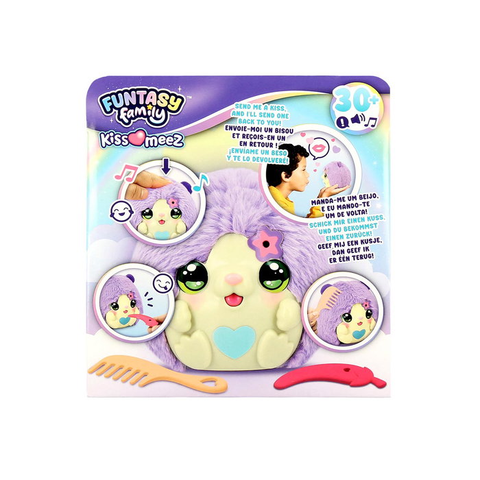 Jumbo Funtasy Family - Peluche interactive Kiss Meez Hamster