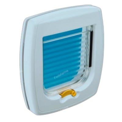 Ferplast Chatière manuelle Swing 1SB, 2 voies et verrouillage, blanc