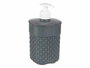 Berilo Distributeur de savon plastique 580 ml anthracite 9 x 16.5 x 9 cm (Set de 36)