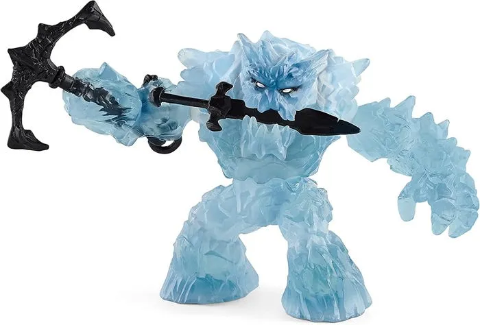 Schleich 70146 Eldrador - Figurine d'action 'Géant des neiges', monstre de glace mythique avec arme, très durable, pour enfants dès 7 ans