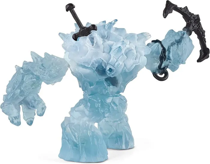 Schleich 70146 Eldrador - Figurine d'action 'Géant des neiges', monstre de glace mythique avec arme, très durable, pour enfants dès 7 ans