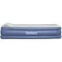 Bestway Matelas Gonflable 1 Personne Réf. 67628 (191x97x46 cm) avec Pompe Électrique Intégrée, Oreiller, Cadre de Lit, Anti-Microbien, 150 kg Max
