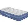 Bestway Matelas Gonflable 1 Personne Réf. 67628 (191x97x46 cm) avec Pompe Électrique Intégrée, Oreiller, Cadre de Lit, Anti-Microbien, 150 kg Max
