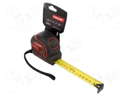 PROLINE Mètre ruban 8m x 25mm noir-rouge