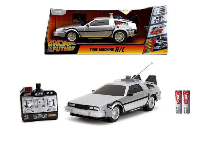 Smoby Voiture télécommandée Retour vers le Futur II 1:16 DeLorean Smoby Voiture télécommandée Retour vers le Futur II 1:16 DeLorean