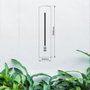 Navelis Thermomètre analogique en bois Celsius