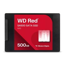 Western Digital WD Red SA500 - Disque SSD NAS interne, 500 Go, SATA 6 Gb/s, 2,5", vitesse de lecture 560 Mo/s, écriture 530 Mo/s