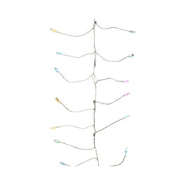 Lumineo Guirlande micro LED 960 LED multicolor pastel 8 fonctions avec temporisateur