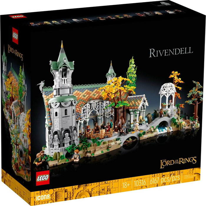 Playset Lego The Lord of the Rings: Rivendell 10316 6167 Pièces 72 x 39 x 50 cm
