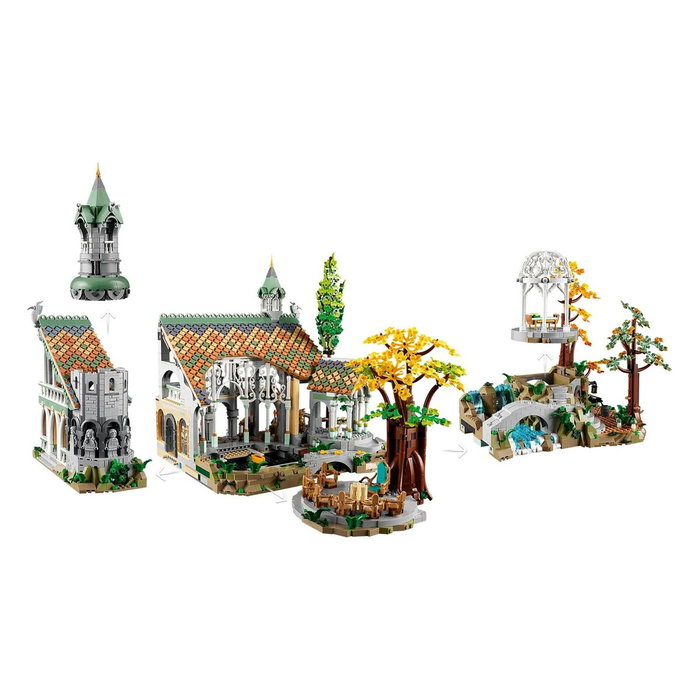 Playset Lego The Lord of the Rings: Rivendell 10316 6167 Pièces 72 x 39 x 50 cm