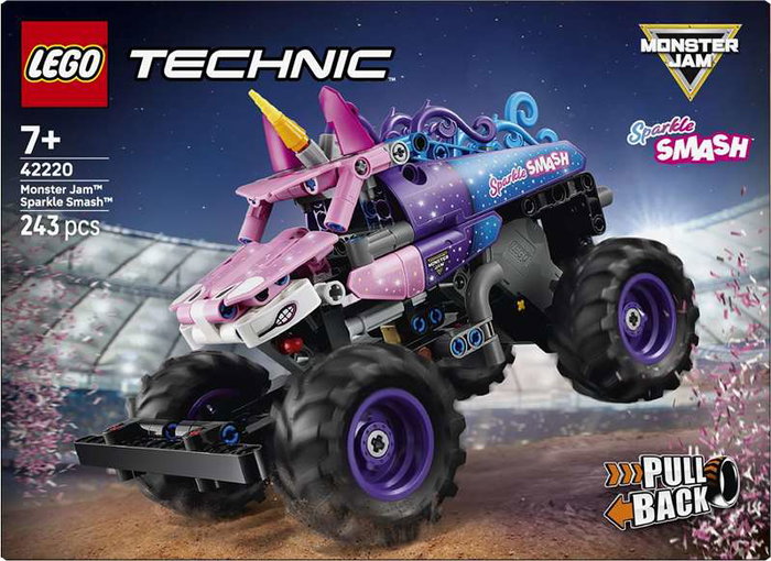 LEGO Technic Monster Jam Sparkle Smash avec moteur à rétrofriction LEGO Technic Monster Jam Sparkle Smash avec moteur à rétrofriction