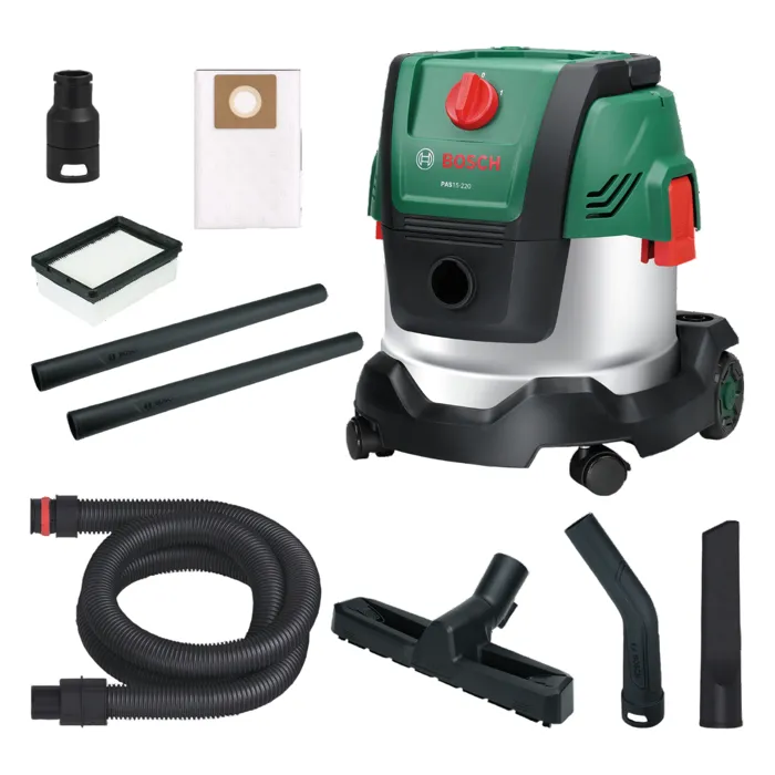 Bosch PAS 15-220PRS Aspirateur Universel 1200W 15L Bosch PAS 15-220PRS Aspirateur Universel 1200W 15L