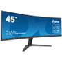 iiyama XCB4594DQSN-B1 Moniteur ProLite 45" DQHD incurvé 165Hz VA USB-C KVM Switch