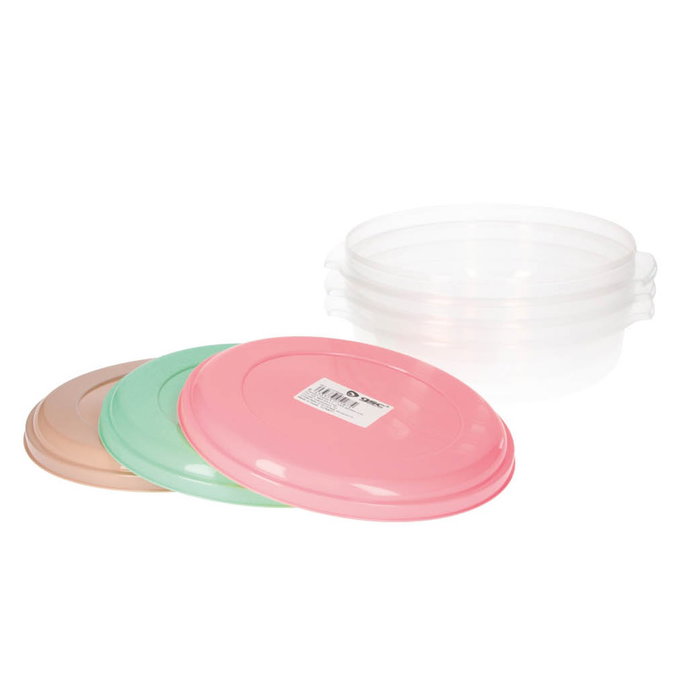 Vassary Lot de 12 récipients porte-tortillas 2,2L