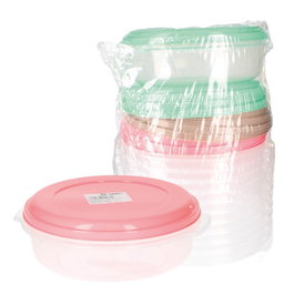 Vassary Lot de 12 récipients porte-tortillas 2,2L