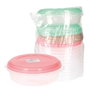 Vassary Lot de 12 récipients porte-tortillas 2,2L